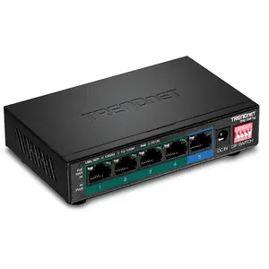 Comparateur de prix : TrendNet TPE-TG51G - Switch 5 ports PoE+ Gigabit - longue portée