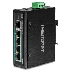 Comparateur de prix : Trendnet Switch 5 Ports Fast Power Over Ethernet+ Rail Din