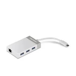 Comparateur de prix : TrendNet TUC-ETGH3 - Adaptateur USB Type-C vers Gigabit Ethernet + Hub