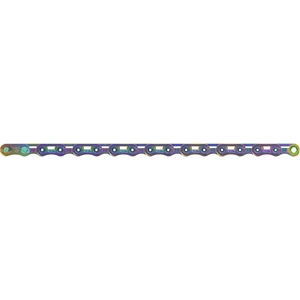 Comparateur de prix : Chaîne Sram Red AXS E1 Flattop Rainbow Violet 114 maillons 108409