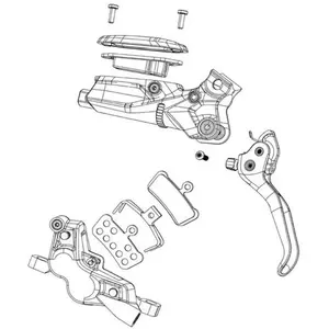 Kit pistons sram db8 db6 db4 motive  db spp a0 pas cher
