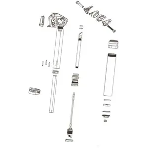 Comparateur de prix : Rockshox Tube Supérieur 225 Mm Reverb Axs B1 One Size