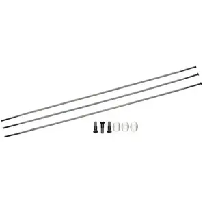 Comparateur de prix : Kit de 3 rayons zipp cx ray 232mm noir