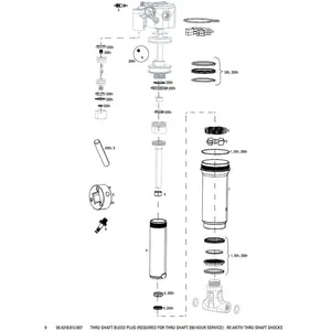 Bouchon de purge pour piston d amortisseur rockshox re aktiv