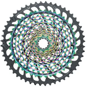 Comparateur de prix : Cassette SRAM XG-1299 12 Vitesses 10-52T Rainbow Oilslick - Technologie X-DOME 