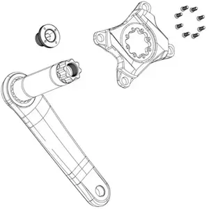 Protection de transmission Sram Jam Guard Force Wide pour plateaux 43/30T pas cher