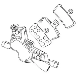 Comparateur de prix : Sram Étrier De Frein à Disque G2 Ultimate A2 Caliper Assembly Standard One Size