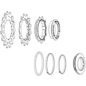 Comparateur de prix : SRAM Set d'Anneaux Invisibles XG1290 10-26 avec Amortisseur pour Cassettes XG
