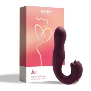 Obsessive Joi - Vibromasseur tête rotative et stimulateur clitoridien - violet Taille unique pas cher