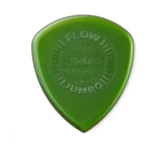 Comparateur de prix : Dunlop 547P200 - 3 médiators Flow Jumbo Grip - 2.00 mm