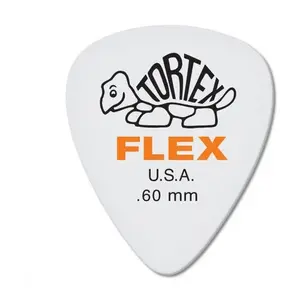 Dunlop 428R60 - Tortex Flex Standard Guitar Pick 0,60mm X 72