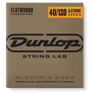 Comparateur de prix : Dunlop DBFS40120 Flatwound Long Scale 40-120 pour basse 5 cordes