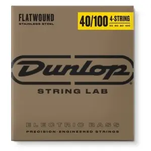 Comparateur de prix : Dunlop Dunlop Dbfs40100 - Jeu De Cordes Basse Filets Plats - 40-100