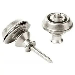 Dunlop - SLS1035VN - Straplok Dual - Vintage Nickel pas cher