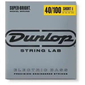 Dunlop Dbsbn40100s Nickel Wound Plated Steel Short 40100