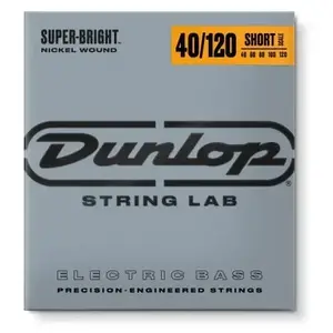 Dunlop DBSBN40120S Nickel Wound Plated Steel Short 5C 40-120