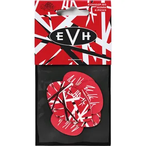 Comparateur de prix : Dunlop EVH102P060 - Médiator EVH Frankenstein 0,60mm, sachet de 6