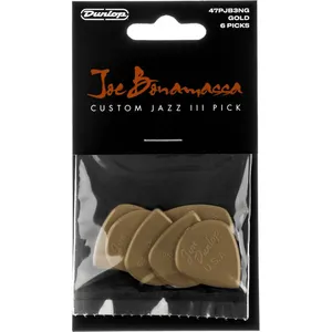 Comparateur de prix : Dunlop 47PJB3NG - Médiator Joe Bonamassa Custom Jazz III sachet de 6