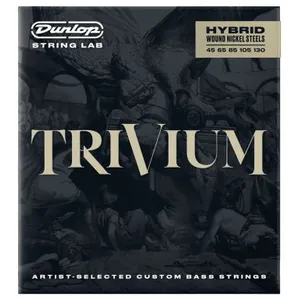 Comparateur de prix : Dunlop Dunlop Tvmsb45130 - Trivium Hybrid Wound Nickel 45-130