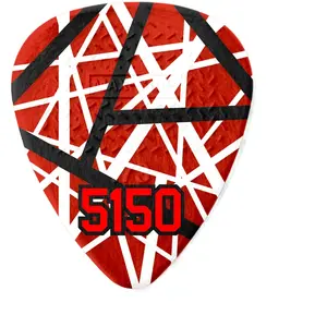 Dunlop EVHP08 - Pack de 6 médiators EVH 5150 Variey Max Grip - 0,60mm pas cher