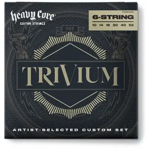 Comparateur de prix : Dunlop TVMN1052 - Jeu de cordes guitare électrique Trivium - 10-52