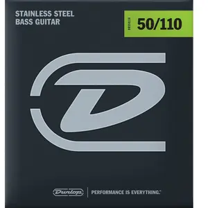 Jim DBS50110 Stainless Steel Heavy 50-110 Cordes guitares basses 4 pas cher