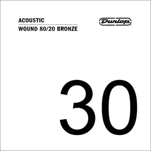 Comparateur de prix : Dunlop Dunlop Dab30 - Corde Acoustique 80/20 Bronze .030, Filée