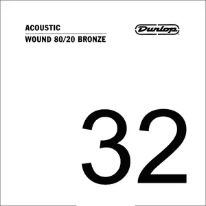 Comparateur de prix : Dunlop Dunlop Dab32 - Corde Acoustique 80/20 Bronze .032, Filée