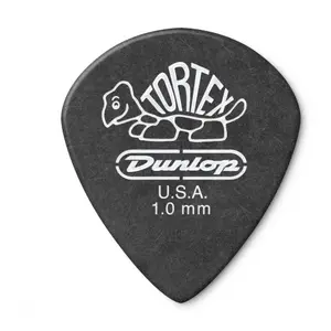 Dunlop 482P100 - Tortex Pitch Black Jazz III Guitar Pick 1,00mm X 12