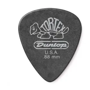 Dunlop 488R88 - Tortex Pitch Black Standard Guitar Pick 0,88mm X 72