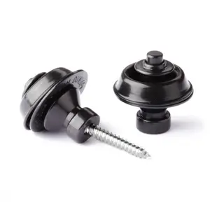 Jim Dunlop Straplock Noirs ATTACHE COURROIES ET STRAPLOCKS pas cher