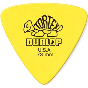 Comparateur de prix : Dunlop Dunlop 431r73 Tortex Triangle .73mm Médiator De Basse .73mm Jaune