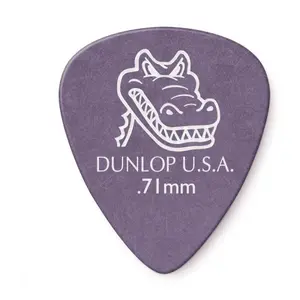 Comparateur de prix : Dunlop 417R71 - Gator Grip Guitar Pick 0,71mm X 72