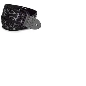 Dunlop D3811GY - Sangle guitare Flammé gris pas cher