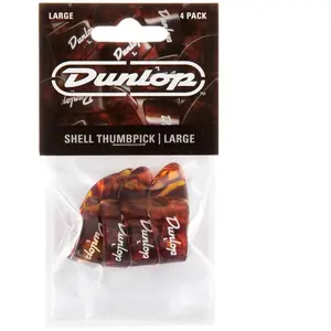 Comparateur de prix : Dunlop 9023P - Player's pack de 4 Onglets pouce Ecaille Large