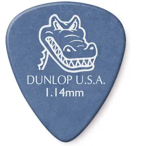 Jim Dunlop Dunlop Gator Grip Médiator 1.14 Mm Bleu (12x)