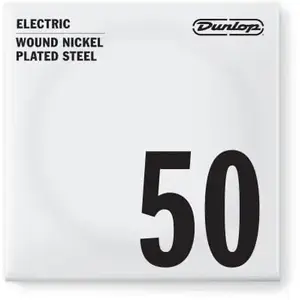 Comparateur de prix : Corde au détail Dunlop DEN50 - guitare électrique - Filet rond 50