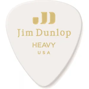 Comparateur de prix : Dunlop Classic Celluloid, 12-pack Heavy blanc