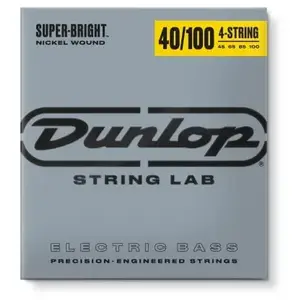 Dunlop DBSBN40100 Nickel Wound Nickel Plated Steel Light 40-100