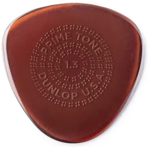 Comparateur de prix : Dunlop 514P130 - 3 médiators Primetone semi-rond grip - 1.3 mm