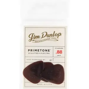 Comparateur de prix : Dunlop Dunlop Primetone Standard Grip Pick 0.88mm Lot De 12 Médiators