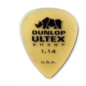 Dunlop 433R114 - Ultex Sharp Guitar Picks 1,14mm X 72
