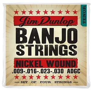 Dunlop DJN0930 Nickel Ténor 9-30 - Jeu de 4 cordes banjo