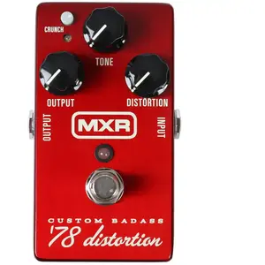 Comparateur de prix : MXR M78 Custom Badass 78 Distortion Custom Badass 78 pédale de distorsion