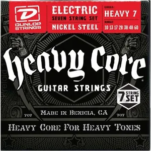 Comparateur de prix : Dunlop DHCN1060-7 Heavier core 10-48+60 - Jeu guitare électrique 7 cordes