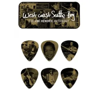 Comparateur de prix : 6 Mediators Dunlop Jimi Hendrix West coast Seatlle boy - JH-PT10H