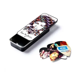 Comparateur de prix : Jim Dunlop Dunlop Jh-Pt07m Jimi Hendrix Hear My Music Boîte De Médiators