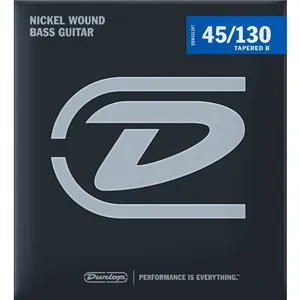 Comparateur de prix : Jim DBN45130T Nickel Wound Tapered 5C 45-130 Cordes guitares basses 5
