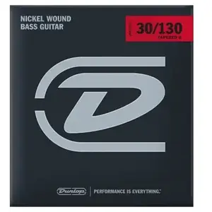 Comparateur de prix : Dunlop DBN30130T Nickel Wound Tapered 6C 30-130