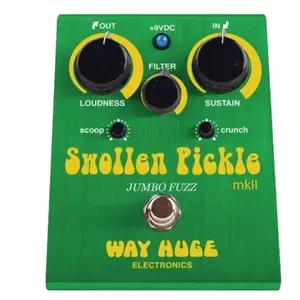 Comparateur de prix : Dunlop Manufacturing Way Huge Swollen Pickles MKIIs - Pédale fuzz WHE401S